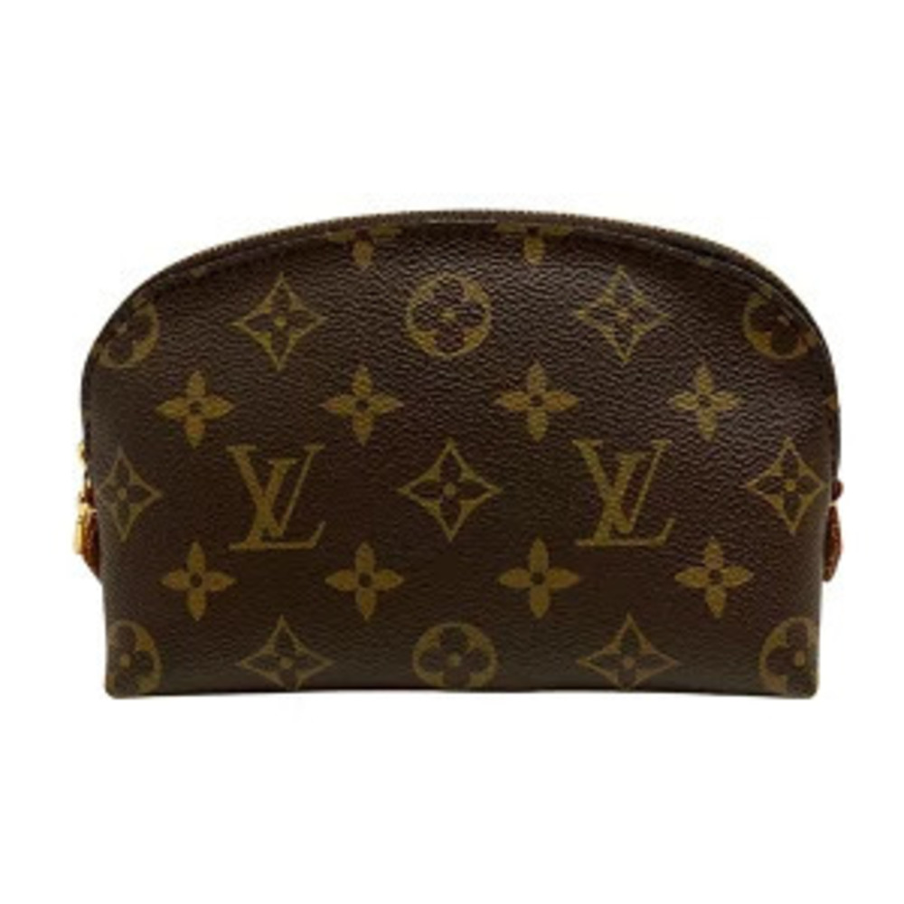 Louis Vuitton Pochette Cosmetic Pouch Clutch Monogram Leather
